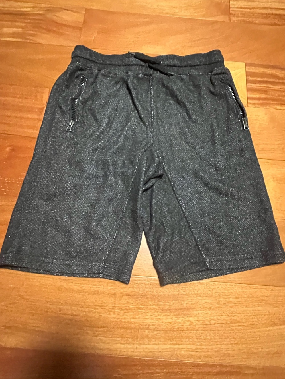 Kids Active Drawstring Shorts - Dark Charcoal
